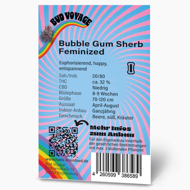 Bubble Gum Sherb - Feminized Seeds